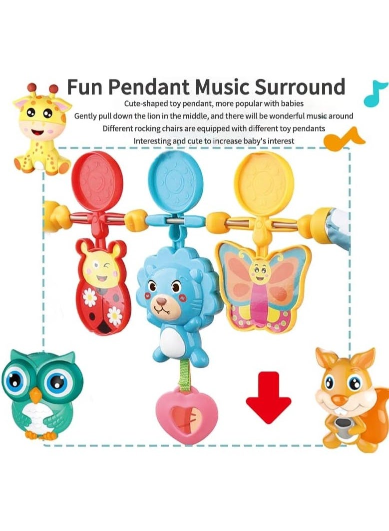 Tiibaby Baby Music Rocking Chair | Infant to Toddler Rocking Chair | with Vibration Vibration Vibration and Soothe Toys for Babies to Toddlers | Suitable from Birth to 18K - Image 4